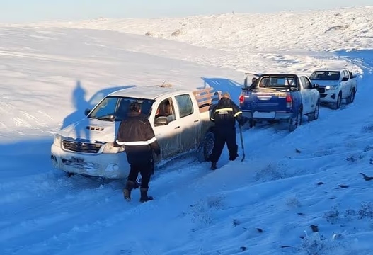 Una pareja estuvo más de 24 horas atrapada a -22°C en Cerro Piedra