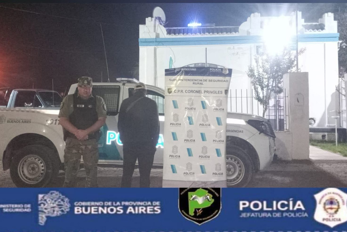  Coronel Pringles: aprehensión por captura activa en operativo preventivo