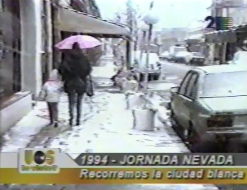 HOY RECORDAMOS LA NEVADA DEL AÑO 1994