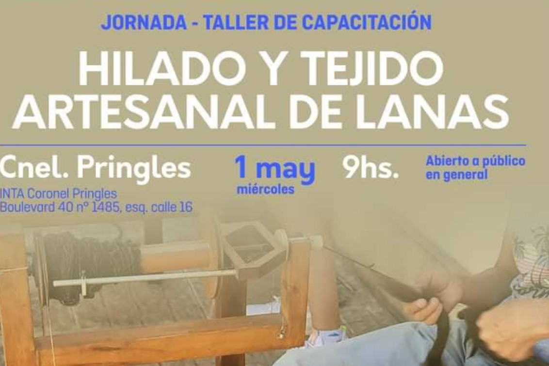 JORNADA-TALLER DE CAPACITACIÓN EN HILADO Y TEJIDO ARTESANAL DE LANA