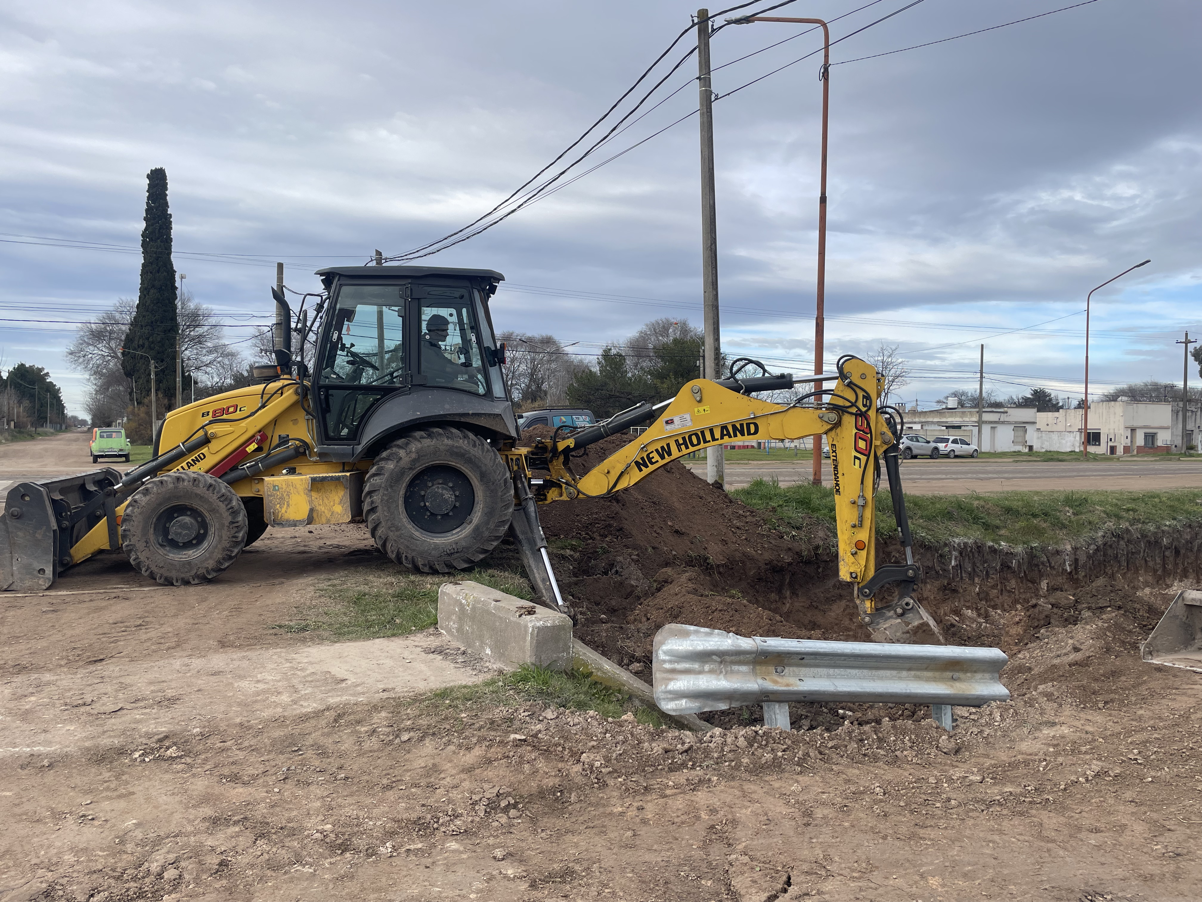 Comenzó una obra pluvial clave en Barrio Roca para reducir el riesgo de anegamientos