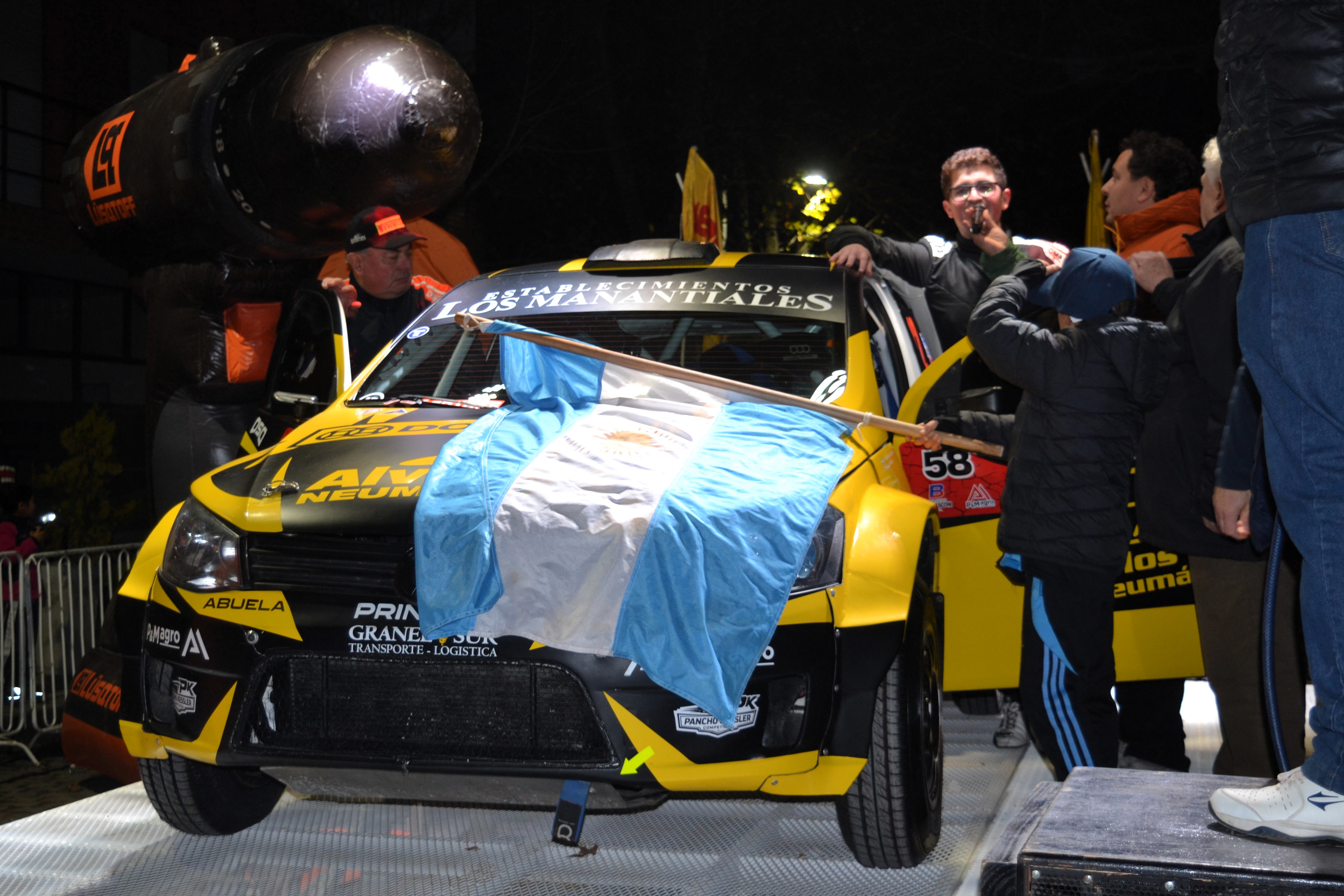Con la largada simbólica, comenzó la 58ª edición del Rally Ciudad de Coronel Pringles