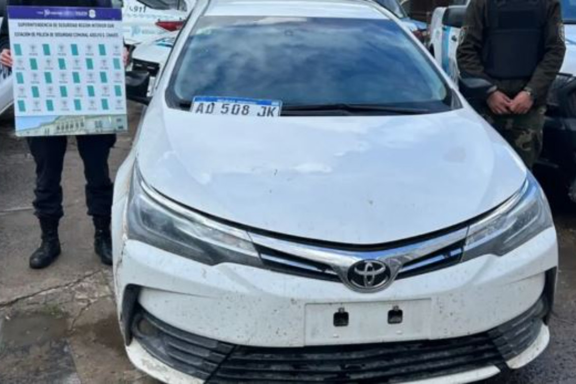 Gonzales Chaves: persecución y secuestro de un auto robado en la ruta 3