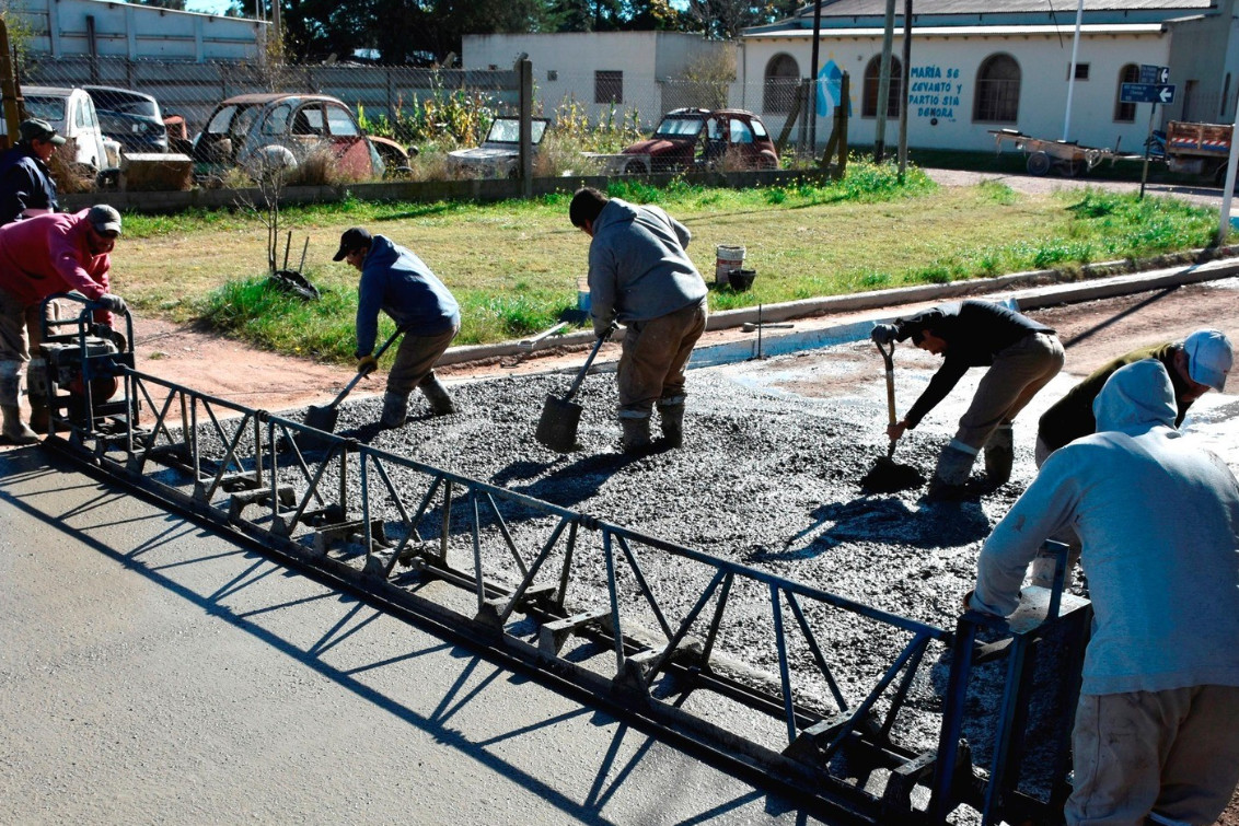  Completaron la segunda etapa de pavimentación en Colectora del Boulevard 1