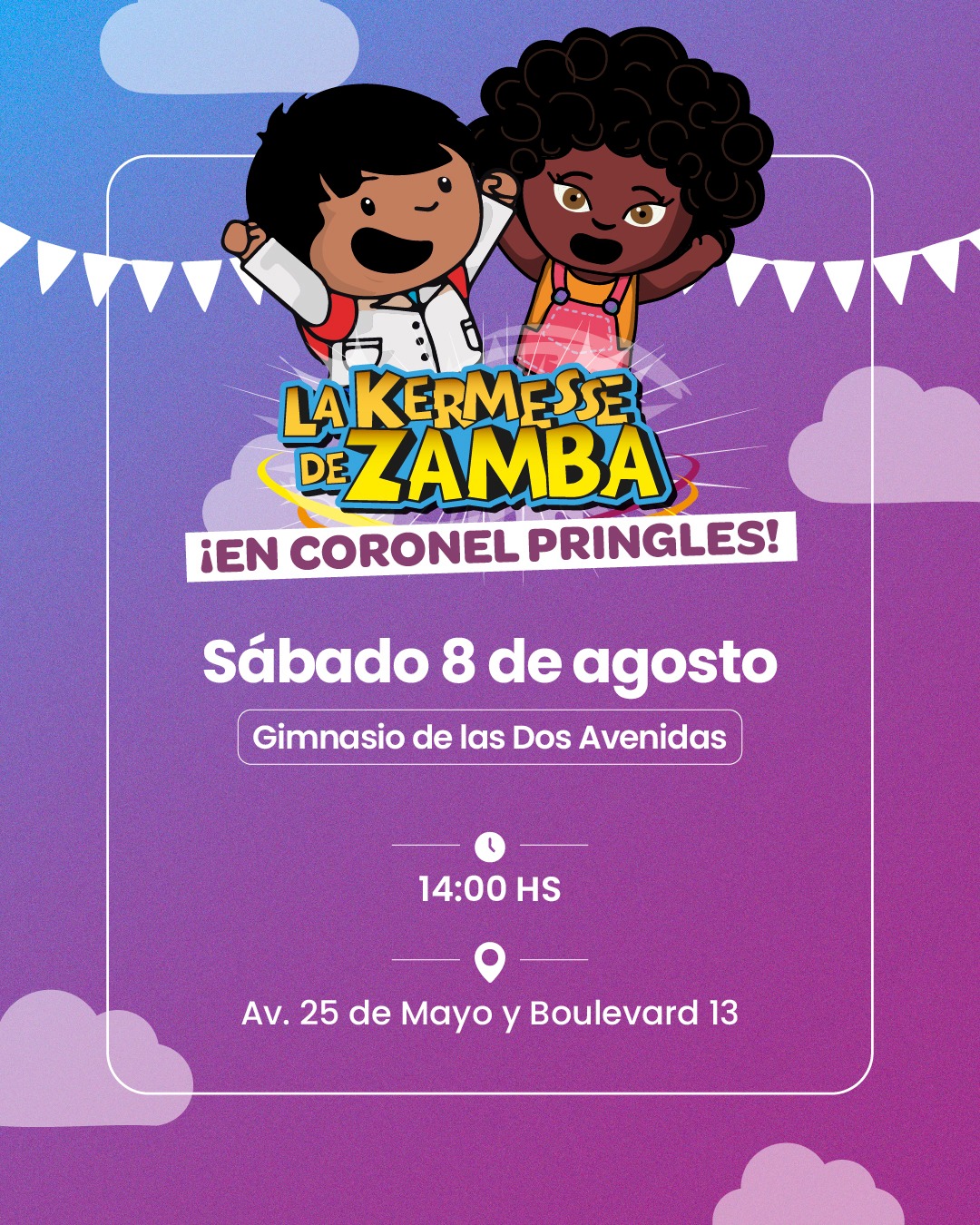 Hoy  vuelve La Kermesse de Zamba al Gimnasio de las Dos Avenidas