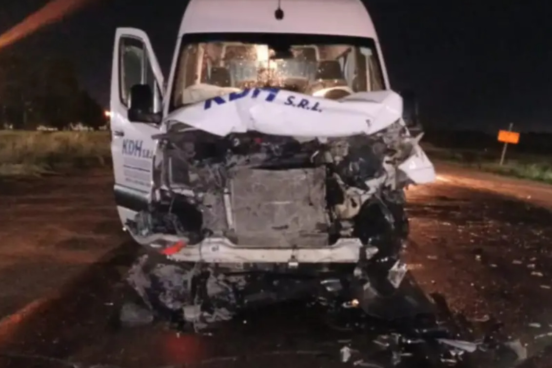  Por el estado del asfalto, chocaron dos vehículos en la ruta nacional 33, cerca de Bahía Blanca