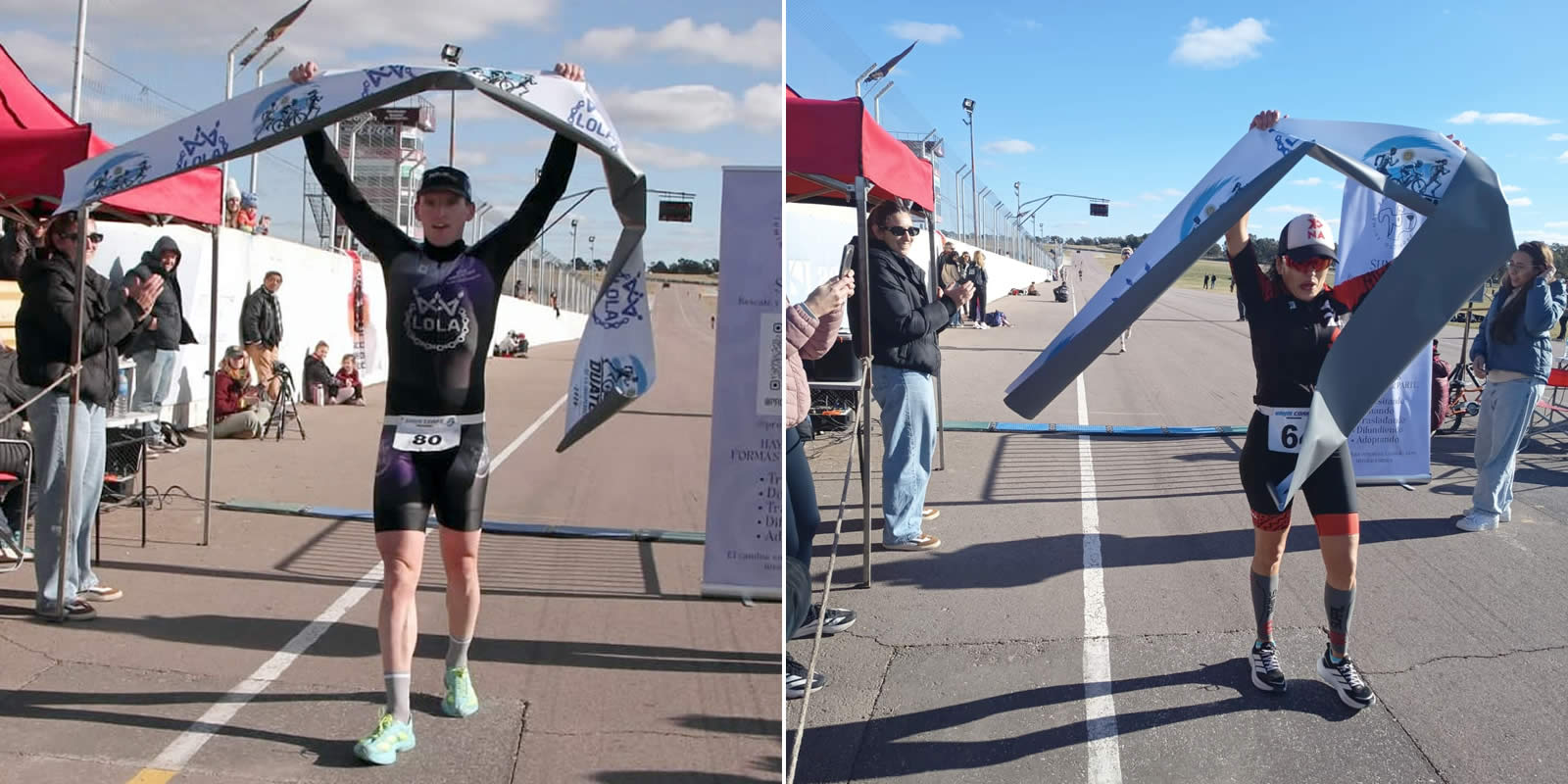 Gino Patti y Carlos Breden brillaron en el Duatlón de Bahía Blanca