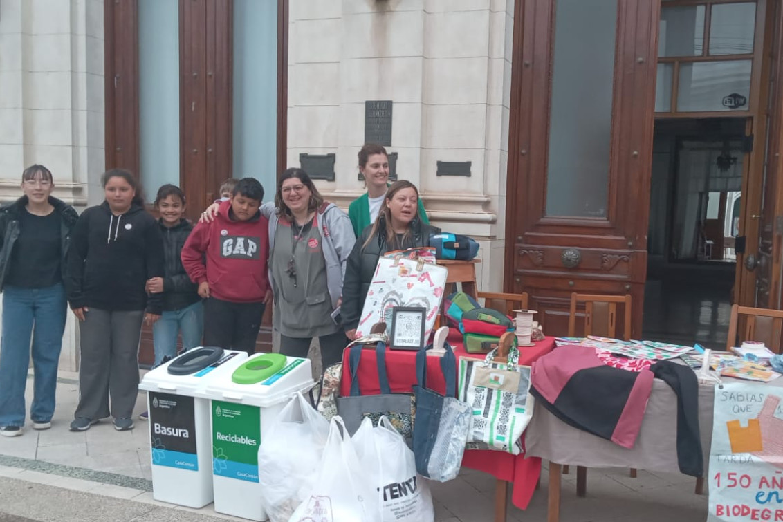  Instituciones locales realizaron una colecta solidaria de materiales para reciclar