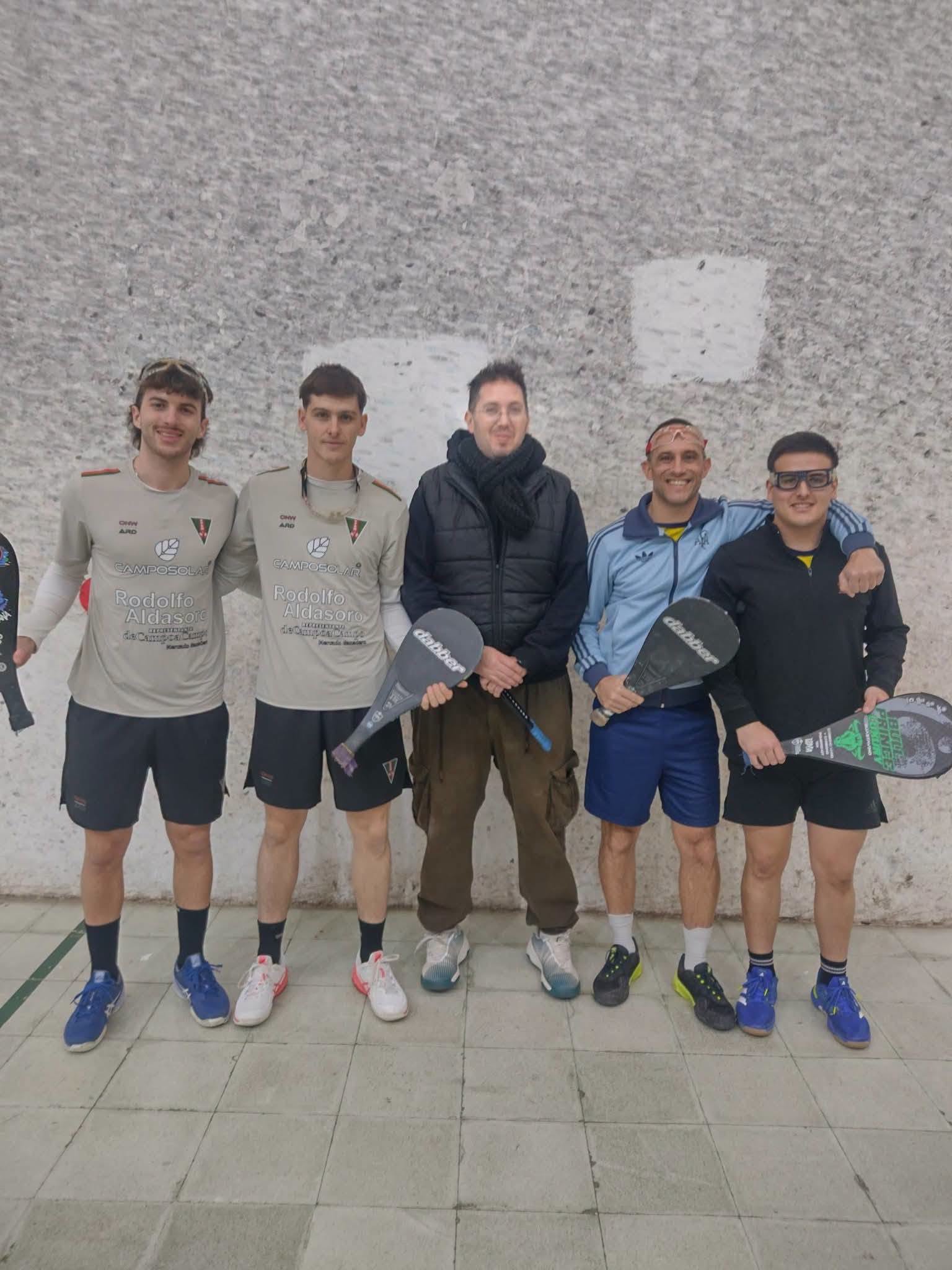 Gran jornada de pelota a paleta en Pringles: Se disputó la cuarta fecha de Primera B